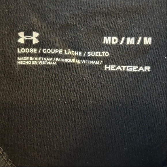 Under Armour Men's Graphic Print T-Shirt Black Size M Crew Neck - Picture 4 of 6